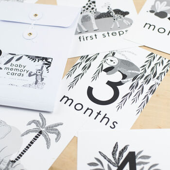 Mono Baby Milestone Memory Cards, 8 of 12