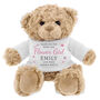 Personalised Teddy Bear, Pink, thumbnail 2 of 3