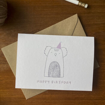 Happy Birthday Koala Card, 4 of 5