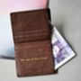 Personalised Mens Slim Classic Wallet, thumbnail 6 of 8
