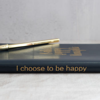 Personalised Leather 'Happy' Journal, 3 of 7