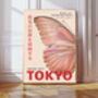 Japanese Tokyo Butterfly Exhibition Art Print, thumbnail 1 of 3
