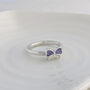 Memorial Ashes Butterfly Ring, thumbnail 2 of 7