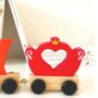 Personalised Bright Coloured Wooden Train, thumbnail 5 of 8