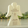 Personalised First Holy Communion Wooden Angel, thumbnail 1 of 2