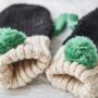 Cosy Pom Pom Socks And Mittens, thumbnail 4 of 7