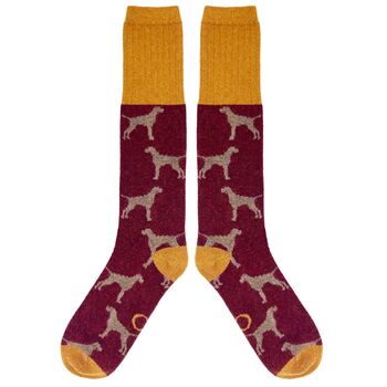 Men's Soft Lambswool Knee Socks, 5 of 8