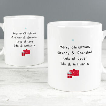 Personalised Mr And Mrs Claus Set Of Two Mugs, 3 of 6