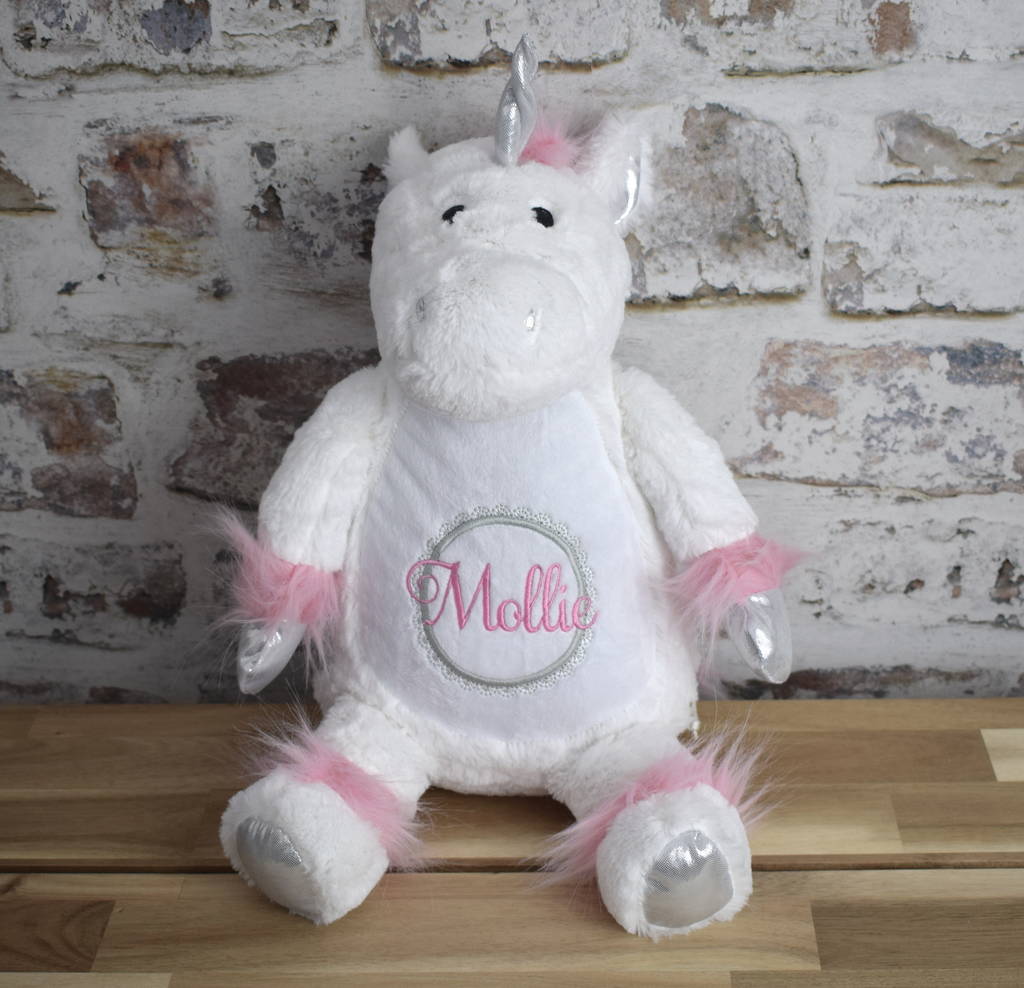 christmas unicorn soft toy