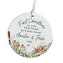 Personalised First Christmas In New Home Ceramic Ornament, thumbnail 5 of 7