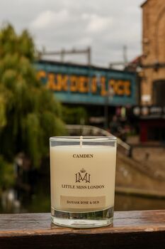 Little Miss Camden Damask Rose And Oud Scented Candle, 6 of 7