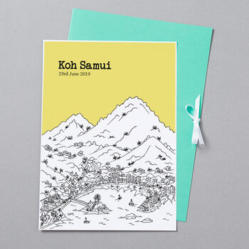 Personalised Koh Samui Print, 10 of 10