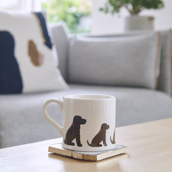 Chocolate Cocker Spaniel Organic Cotton Tea Towel, 3 of 12