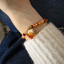 Amber Gingham Charm Bracelet, thumbnail 2 of 3