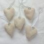 Fair Trade Mini Felt Heart Hanging Decoration, thumbnail 5 of 12