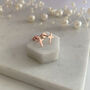 Rose Gold Christening Earrings – ‘On Your Christening’, thumbnail 2 of 4