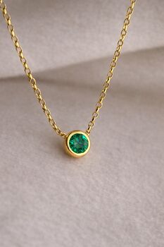Emerald Station Necklace, 4 of 5