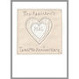 Personalised Silk 12th Wedding Anniversary Card, thumbnail 11 of 11