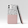 Geo Dots Pink Phone Case, thumbnail 3 of 6