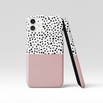 Geo Dots Pink Phone Case, 3 of 6