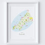 Personalised Map For Mum Add Her Special Places, thumbnail 3 of 3