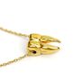 Gold Vermeil Tooth Pendant Necklace, thumbnail 5 of 6