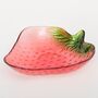 Zest Fiesta Strawberry Glass Bowl, thumbnail 1 of 4