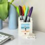 Personalised Mummy And Me Lego® Brick Pencil Pot Desk Tidy, thumbnail 1 of 3