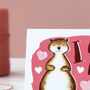 Funny Otter Valentine's Card, thumbnail 2 of 7