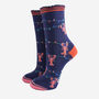 Lobsters Bamboo Ankle Socks Women's Gift Box, thumbnail 4 of 4