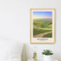 The Ridgeway National Trail Travel Poster Art Print, thumbnail 2 of 8