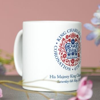 King Charles 3rd Coronation Official Logo Mug, 2 of 3