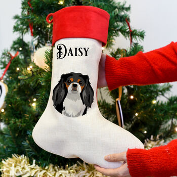 Personalised Dog Christmas Present Stocking, 12 of 12