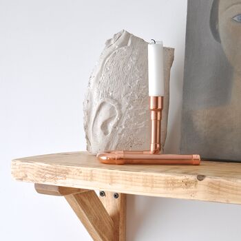 Single Copper Candle Holder, 4 of 4