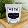 Personalised Fucking Awesome Neon Mothers Day Candle, thumbnail 4 of 12