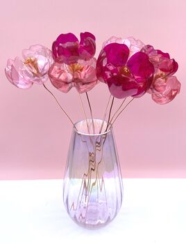 Pink Mix Bouquet Recycled Plastic Bottle Flowers, 11 of 12