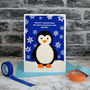 'Penguin' Personalised Childrens Christmas Card, thumbnail 1 of 4
