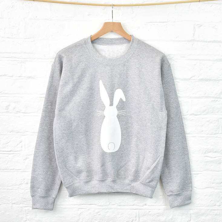 Easter Women's Rabbit Sweatshirt Jumper By Ellie Ellie