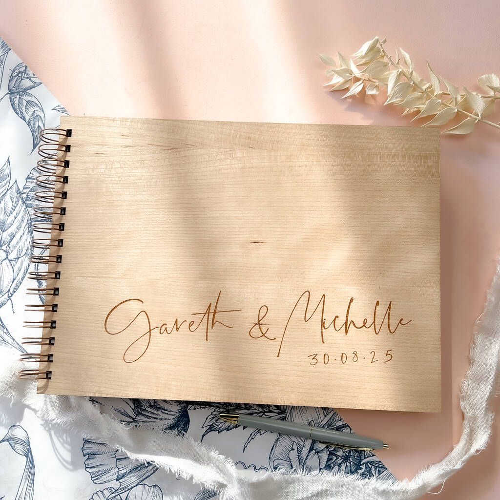 Calligraphy Wedding Guest Book Alternative By Secret Creation Ltd
