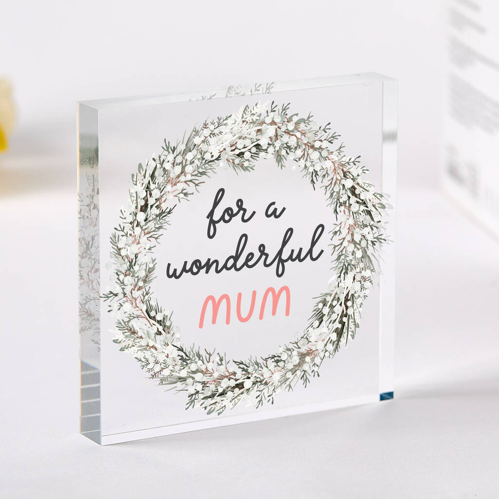 New Mummy Acrylic Plaque Keepsake Gift, 1 of 6