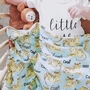 Personalised Tiger Baby Organic Swaddle Blanket, thumbnail 1 of 8