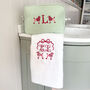 Poodle Monogram Wash Bag, thumbnail 2 of 3