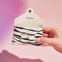 Personalised Zebra Print Leather Card + Coin Purse, thumbnail 2 of 5