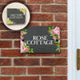 Roses Slate House Number Or Name Sign, thumbnail 1 of 5