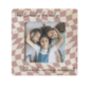 Personalised Pink Checkerboard Ceramic Frame, thumbnail 4 of 4