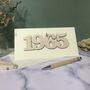 Personalised 1965 60th Anniversary Year Card, thumbnail 7 of 8