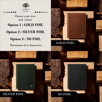 Personalised Leather Passport Holder / Travel Wallet, 3 of 6