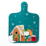 Mini Christmas Kitchen Heatproof Chopping Board, thumbnail 7 of 10