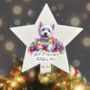 Personalised West Highland Terrier In Christmas Lights, thumbnail 8 of 10