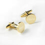 Monogrammed Round Cufflinks, thumbnail 12 of 12